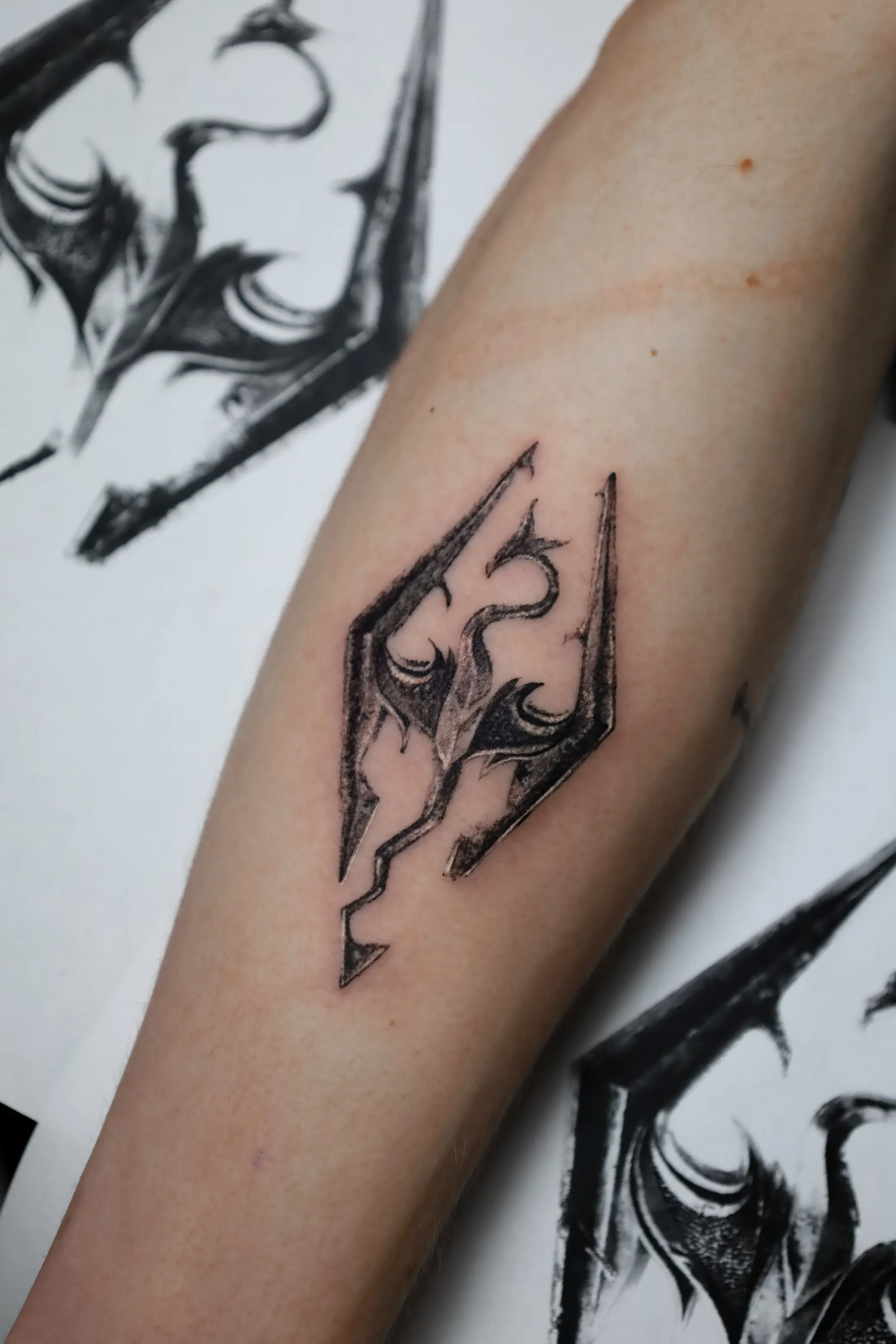 Black and grey realism tattoo by Taylor Tharp