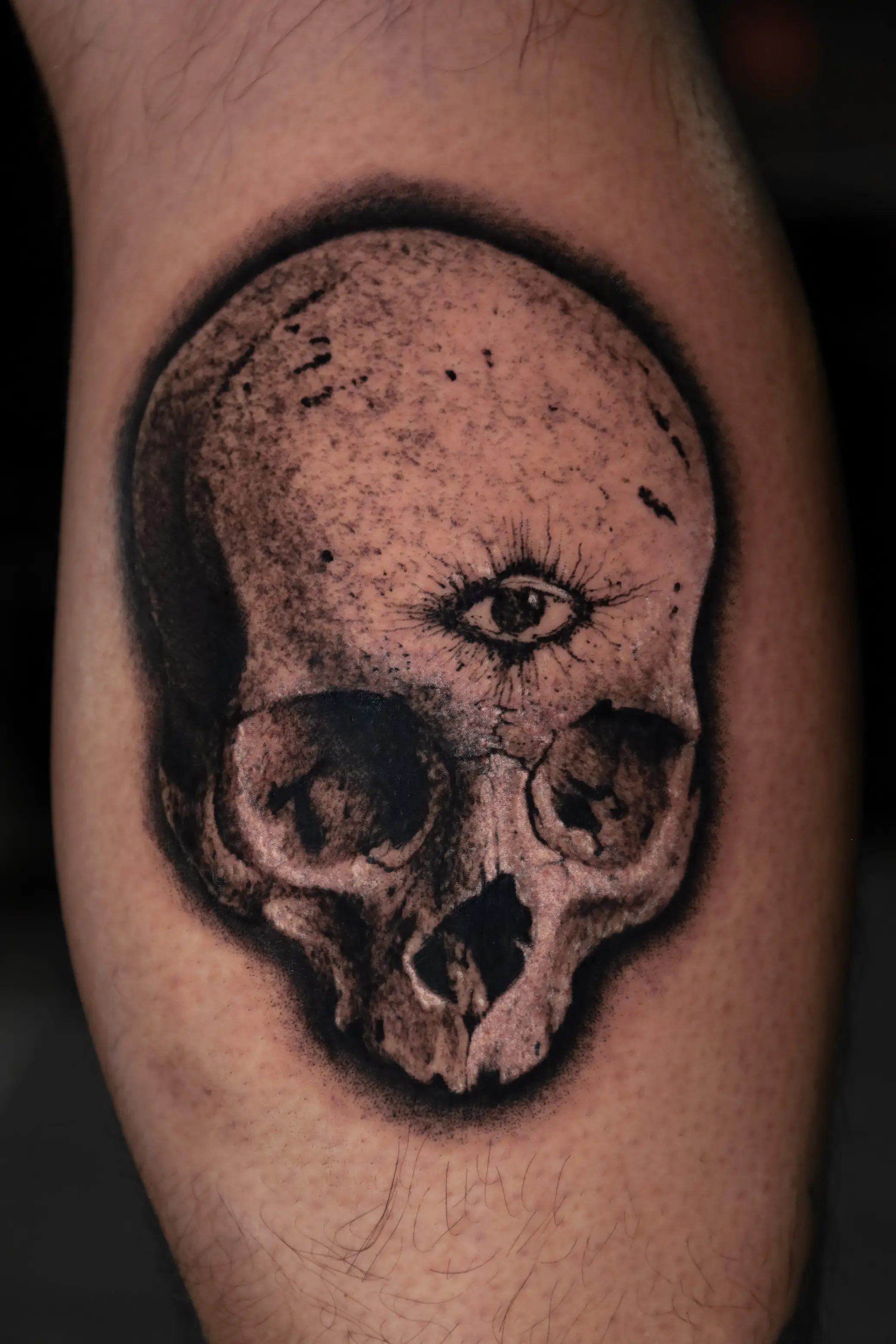 Black and grey realism tattoo by Taylor Tharp