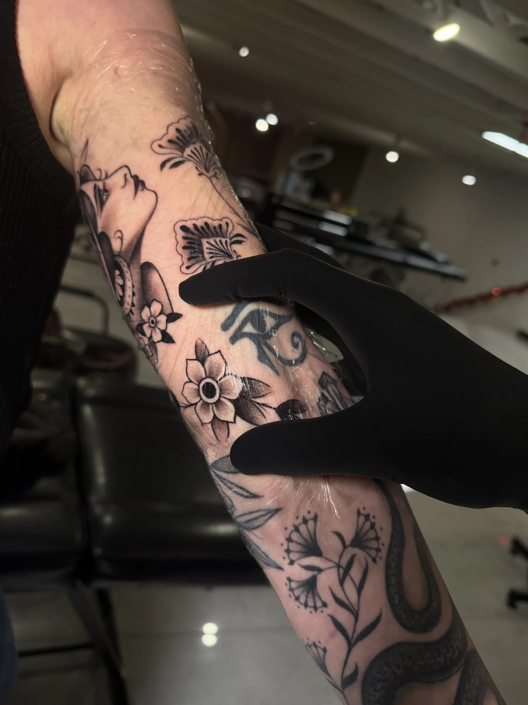Black and grey realism tattoo by Taylor Tharp in Phoenix