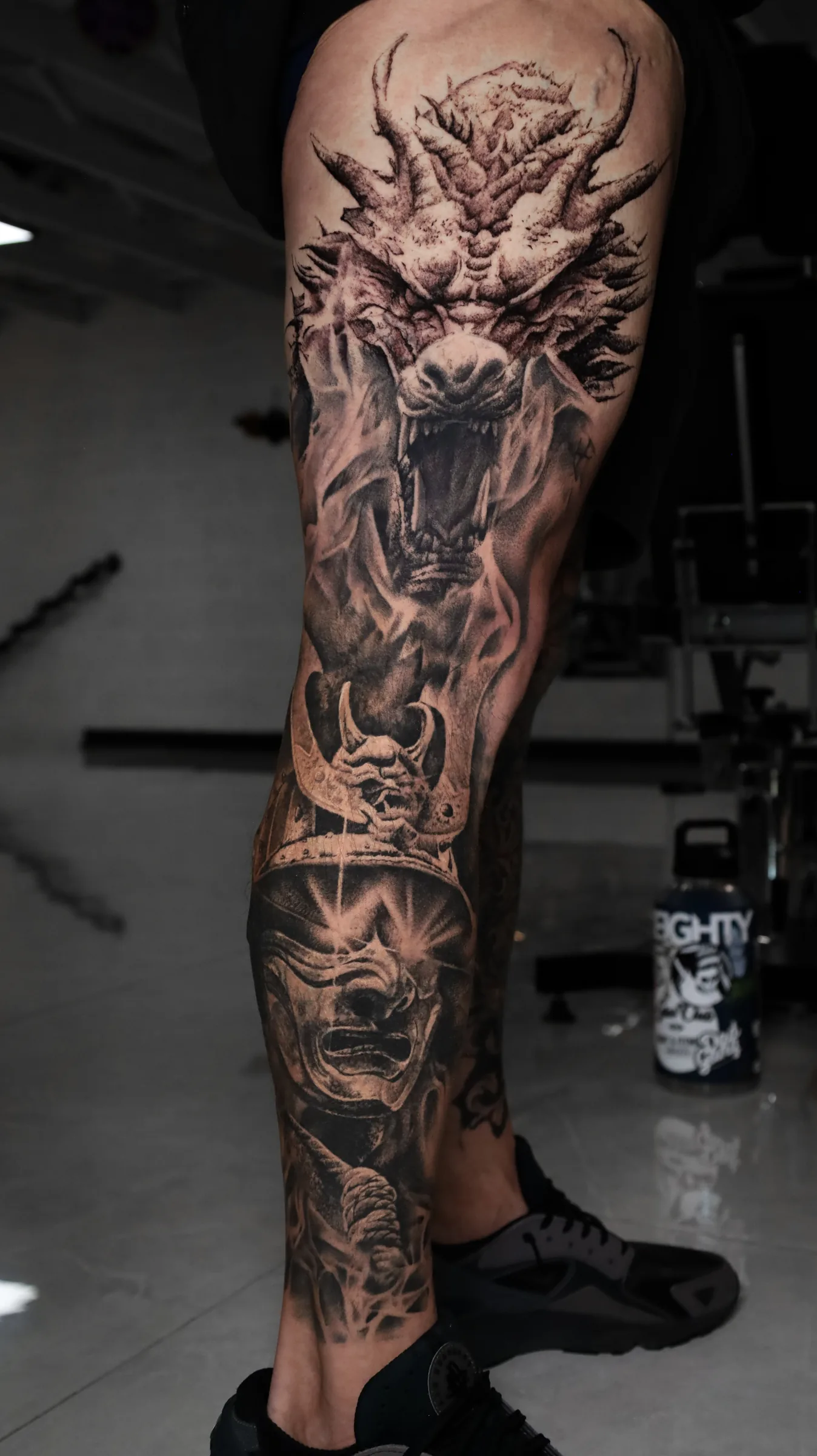 Black and grey realism tattoo by Taylor Tharp in Phoenix